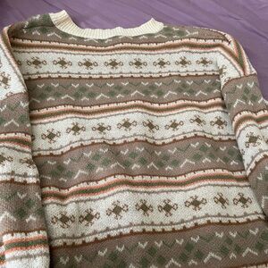 Cozy Fair Isle Sweater